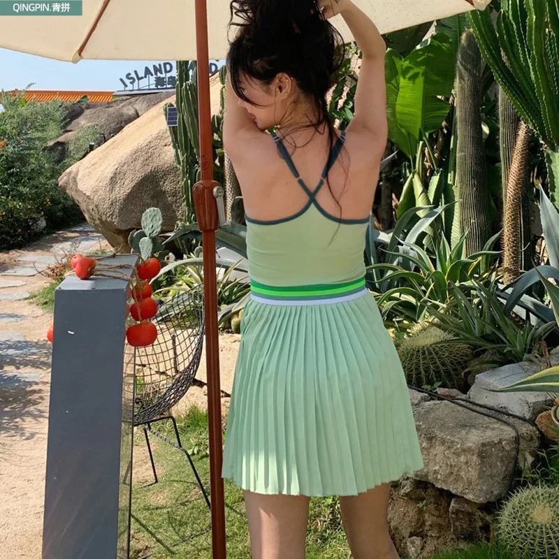 Two-piece Women Golf Skirt