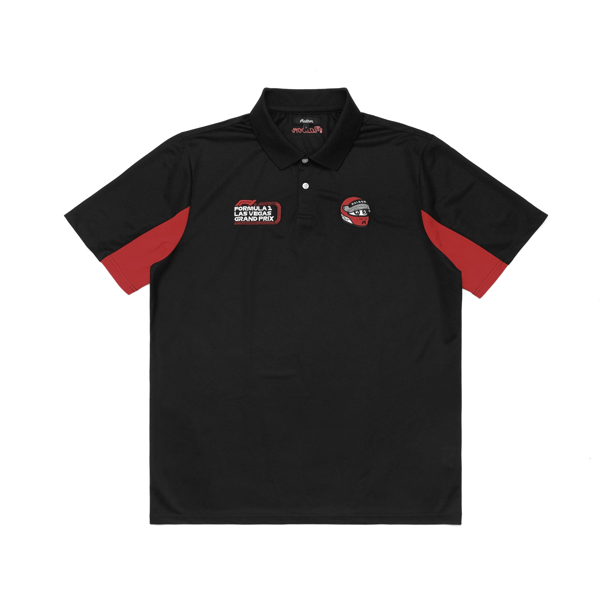 MALBON X F1 PRINCIPAL PERFORMANCE PIQUE POLO
